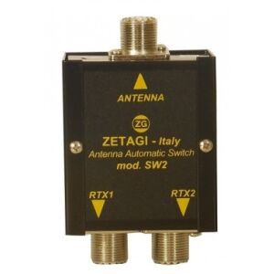 SW-2 - Zetagi - autom. 2-fach Antennenschalter m. PL-Buchsen
