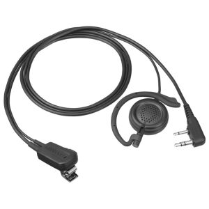 EMC-12W - Clip Mikrofon mit Ohrbügelhörer und PTT