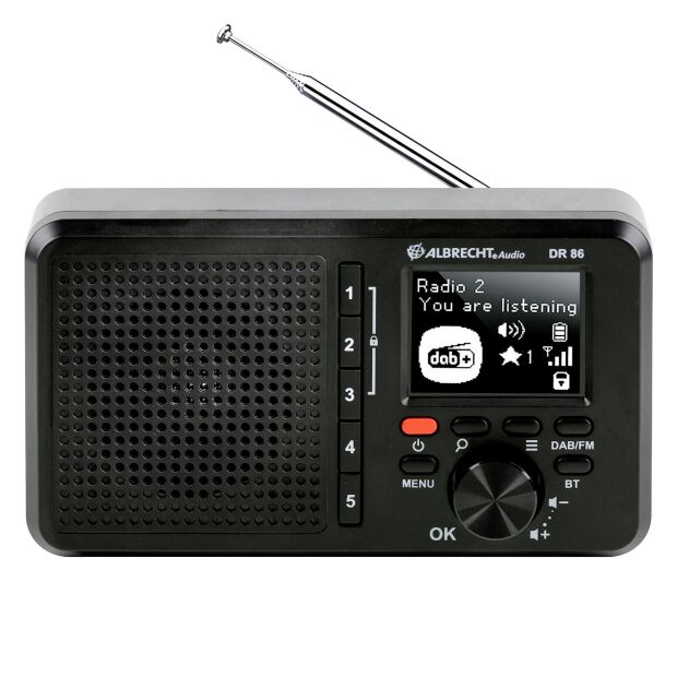 Albrecht DR 86 tragbares Radio