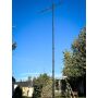 Power Pole Teleskopmast mit Schnellbefestigungssystem 20m