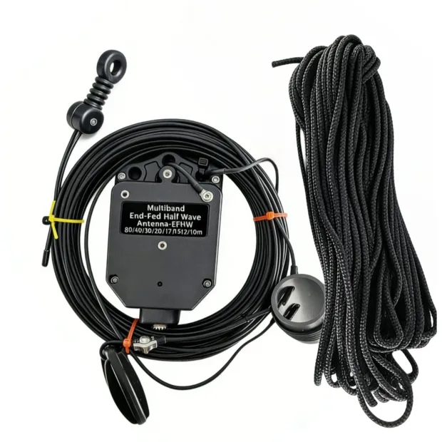 Chelegance 8010-150 EFHW-Antenne, 8-Band-Drahtantenne mit Endspeisung
